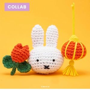 The Woobles Miffy Crochet Bundle (special Miffy hook INCLUDED)